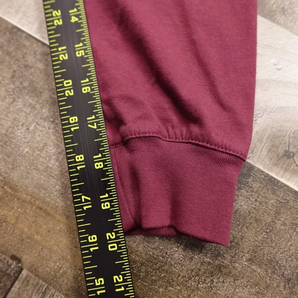 Nike Jordan Engineered Long‎ Sleeve Shirt Men’s Small Burgundy Graphic Tee